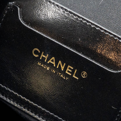 Chanel 22A Mini Backpack Patent Black L (microchip)