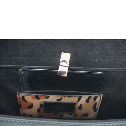LOUIS VUITTON Twist Leopard Wild Printed Leather Crossbody Bag Multicolor
