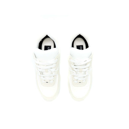 Chanel Size 37.5 22K CC Logo Sneaker White
