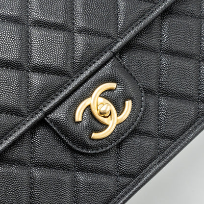 Chanel 22k Large Backpack Caviar Black (microchip)
