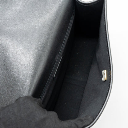 Chanel 22k Large Backpack Caviar Black (microchip)
