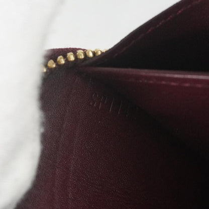 LOUIS VUITTON Monogram Vernis Zippy Wallet Amarante