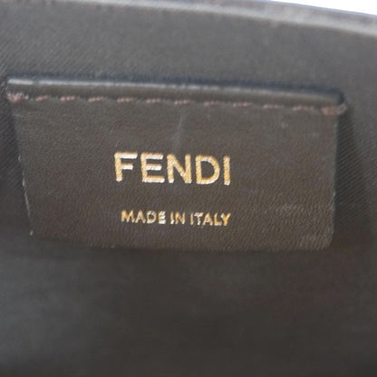 FENDI F Envelope FF 1974 Embossed Leather Belt Bag Sunflower