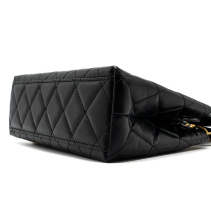 Chanel 23k Mini Shopping Tote Calfskin Black Brushed (Microchip)