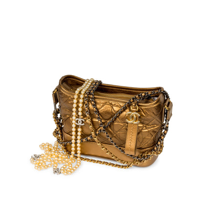 Chanel Gabrielle - Small - Bronze Calfskin