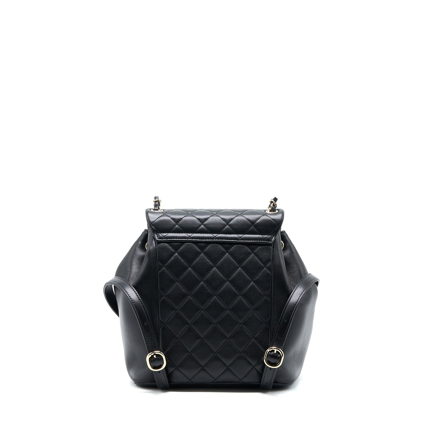 Chanel 23C Large Duma Backpack Calfskin Black L (Microchip)