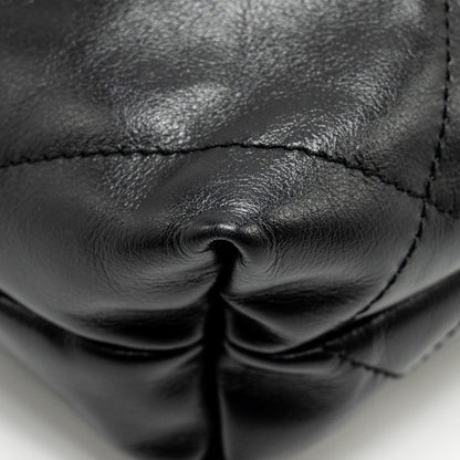 Chanel 23K Mini 22 Bag Shiny Calfskin Black  (Microchip)
