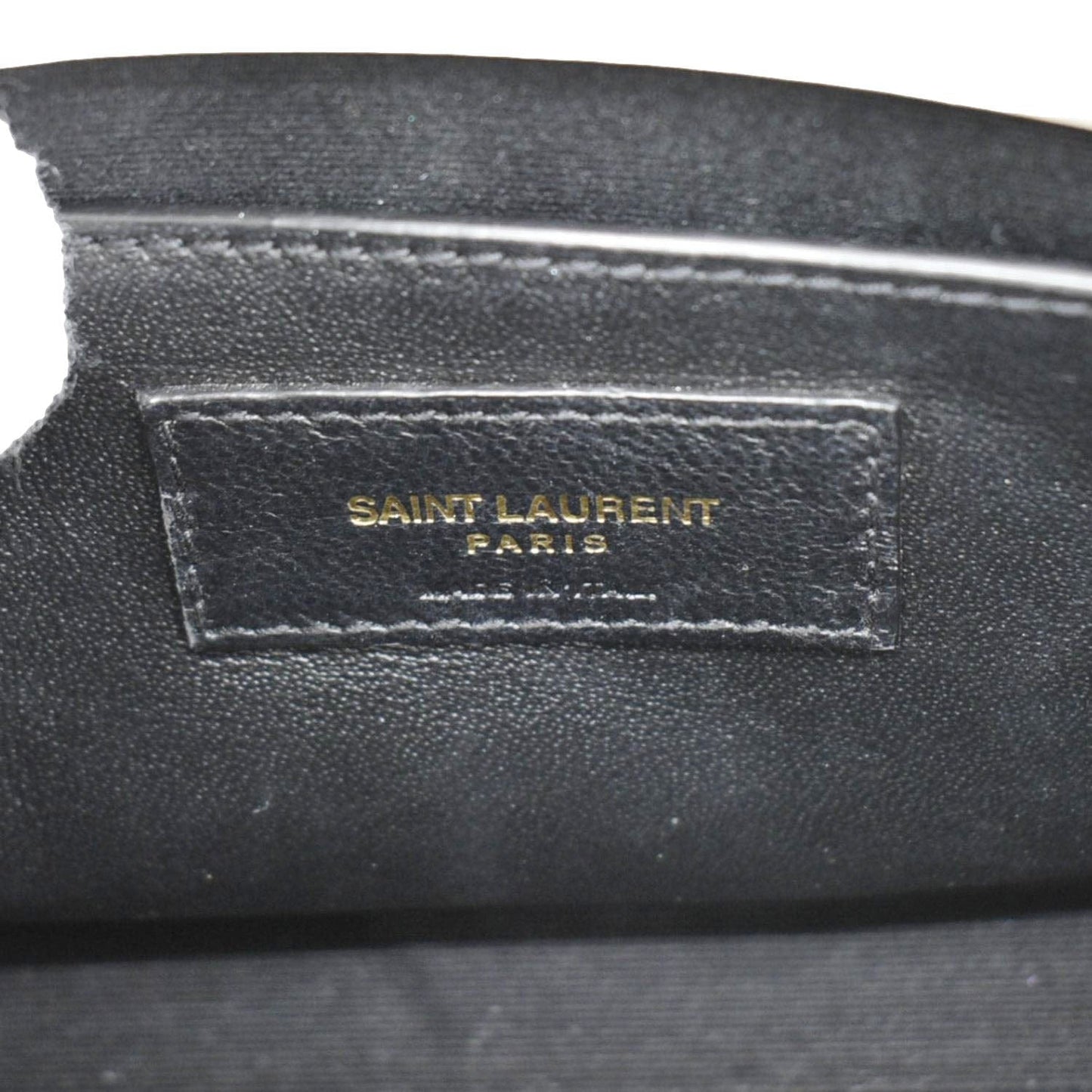 YVES SAINT LAURENT Manhattan Leather Shopper Tote Bag Beige