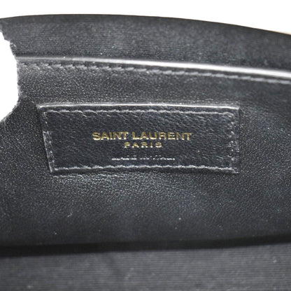 YVES SAINT LAURENT Manhattan Leather Shopper Tote Bag Beige