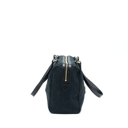 Gucci Boston Bag GG Supreme Fabric Black SHW