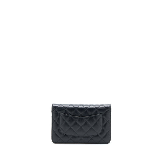 Chanel Classic Wallet On Chain Caviar Black