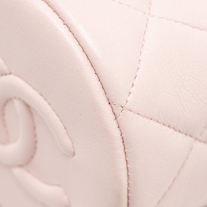 Chanel Mini Drawstring Bucket Bag Lambskin Pink L