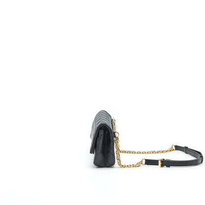 Chanel 2.55 Waist Bag in black