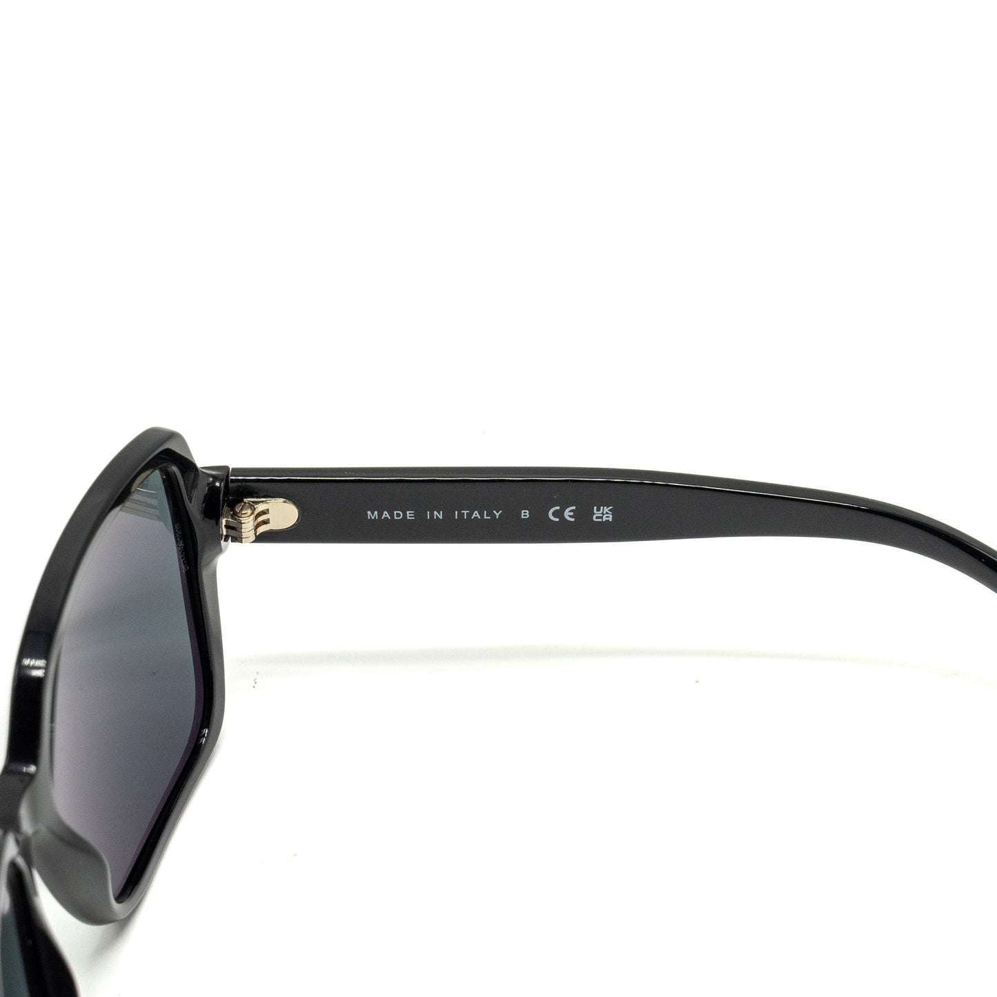 Chanel 5385 Letter Logo Square Sunglasses Black