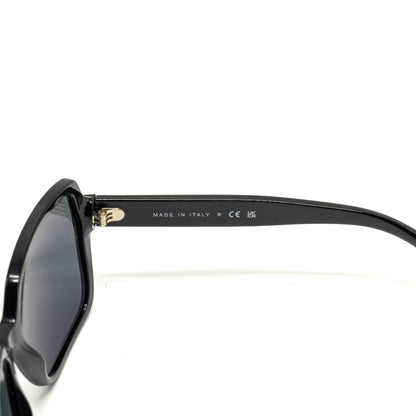 Chanel 5385 Letter Logo Square Sunglasses Black