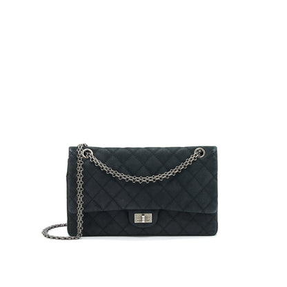 CHANEL 2.55 226 REISSUE BAG IN CAVIAR BLACK