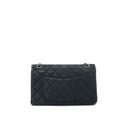 CHANEL 2.55 226 REISSUE BAG IN CAVIAR BLACK