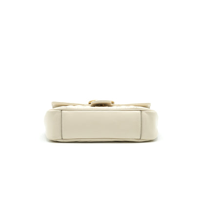GUCCI GG MINI MARMONT CREAM WHITE