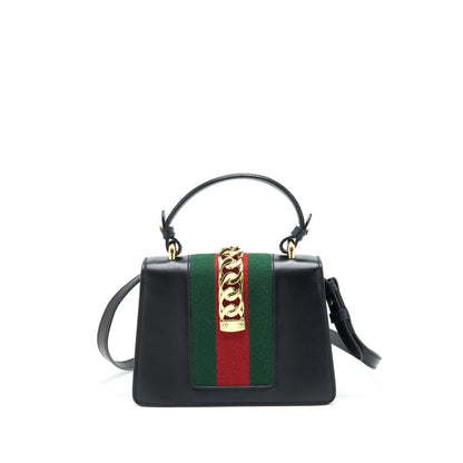 Gucci Mini Sylvie 20cm Black