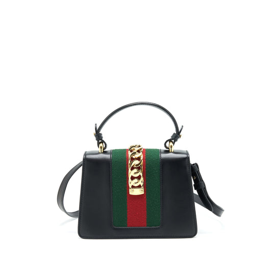 Gucci Mini Sylvie 20cm Black