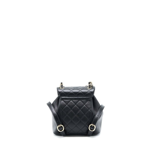 Chanel 23C Duma Mini Backpack Calfskin Black L (Microchip)