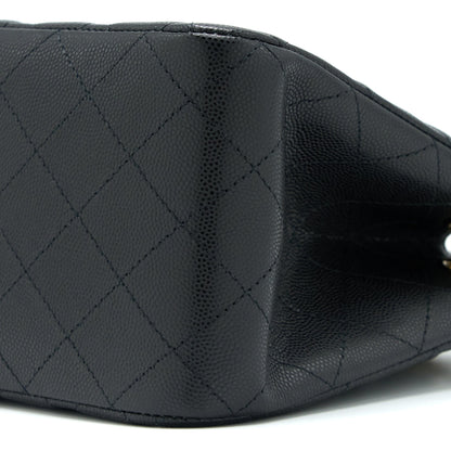 Chanel 23C Mini Bucket Bag Caviar Black L (Microchip)