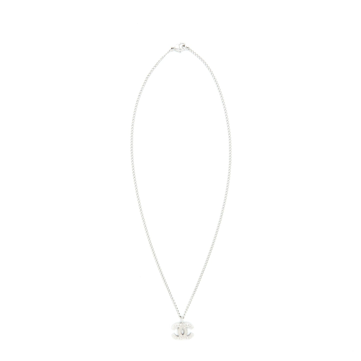 Chanel CC Logo Necklace/Earrings (Sell In A Set)