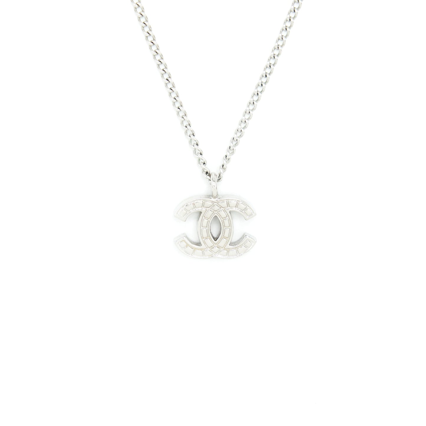 Chanel CC Logo Necklace/Earrings (Sell In A Set)