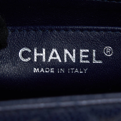 Chanel Mini Square Flap Bag Caviar Navy