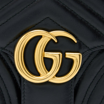 Gucci Small Marmont Calfskin Black