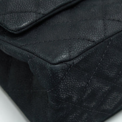 CHANEL 2.55 226 REISSUE BAG IN CAVIAR BLACK