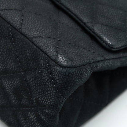 CHANEL 2.55 226 REISSUE BAG IN CAVIAR BLACK