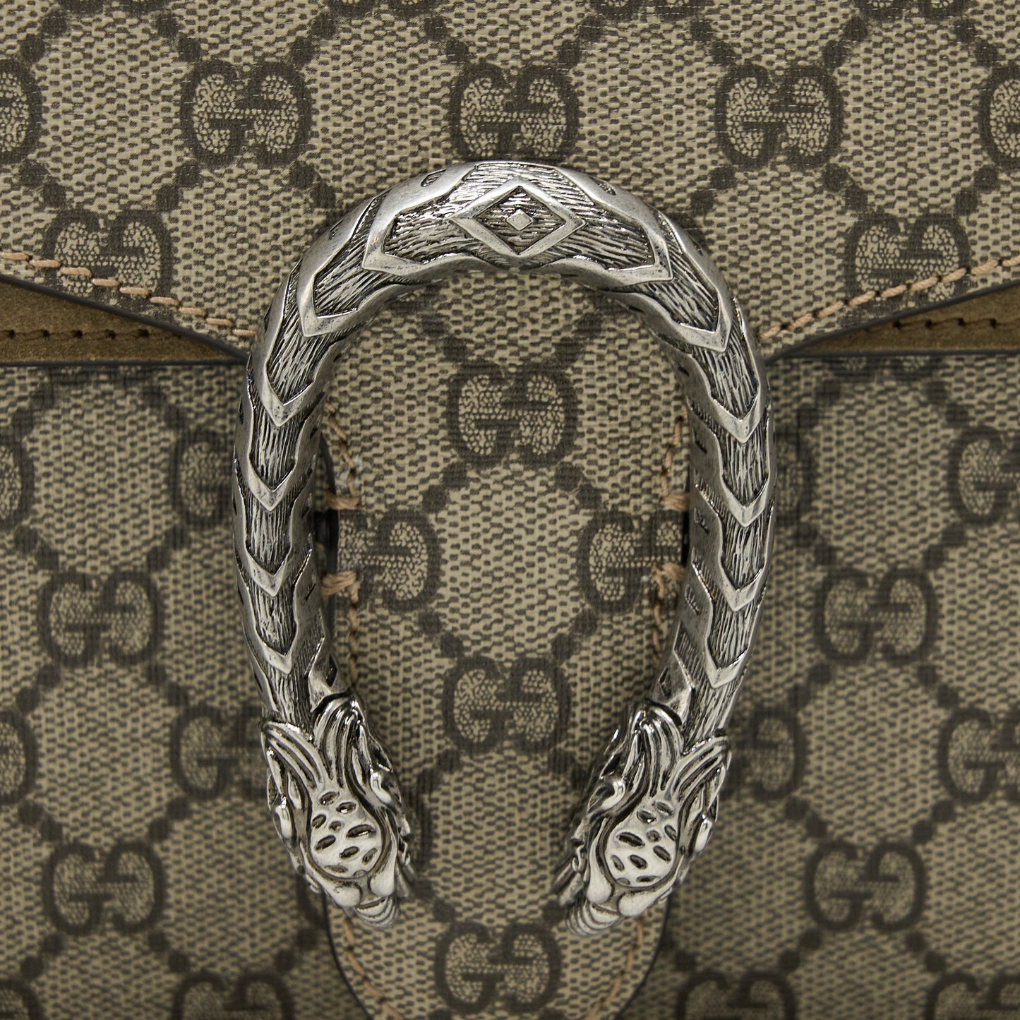 Gucci Dionysus Shoulder Bag GG Supreme Canvas SHW