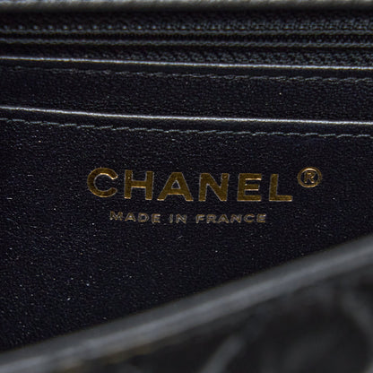 Chanel Mini 2.55 Reissue Flap Bag Aged Calfskin Black Brushed  (Microchip)