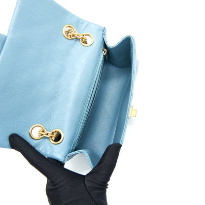 CHANEL MINI 2.55 REISSUE HANDBAG BLUE