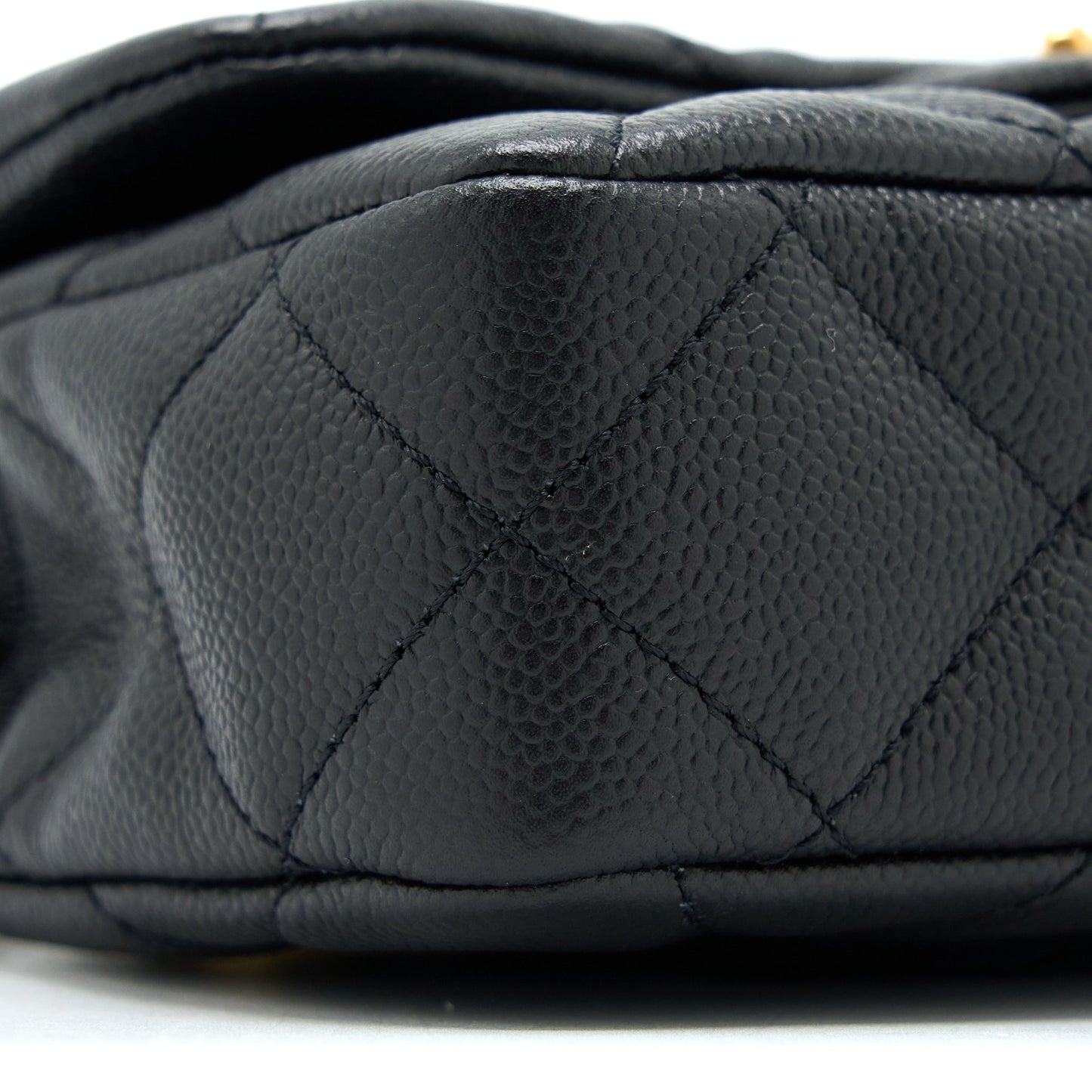 Chanel 23P Mini Coco Love Flap Bag Caviar Black  (Microchip)