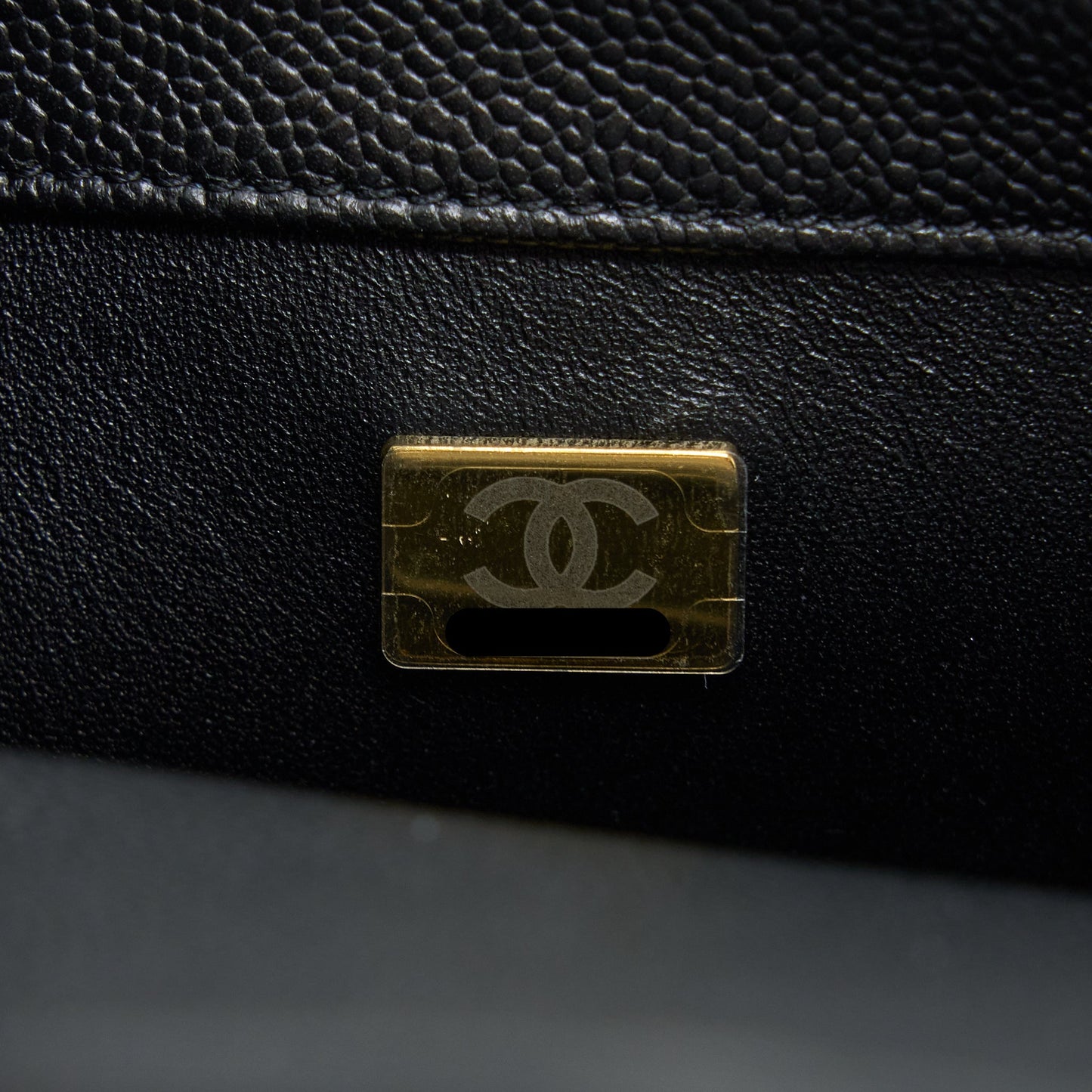 Chanel 23P Mini Coco Love Flap Bag Caviar Black  (Microchip)