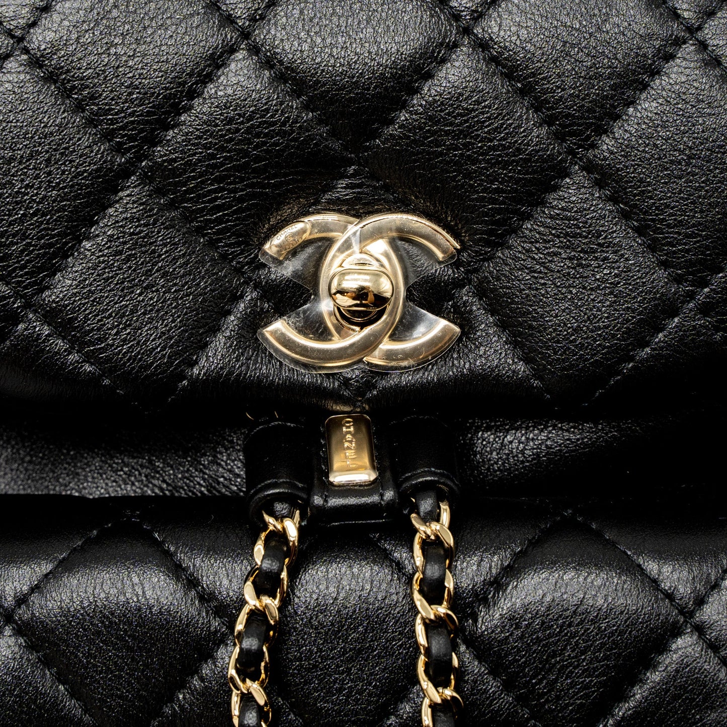 Chanel 23C Duma Mini Backpack Calfskin Black L (Microchip)