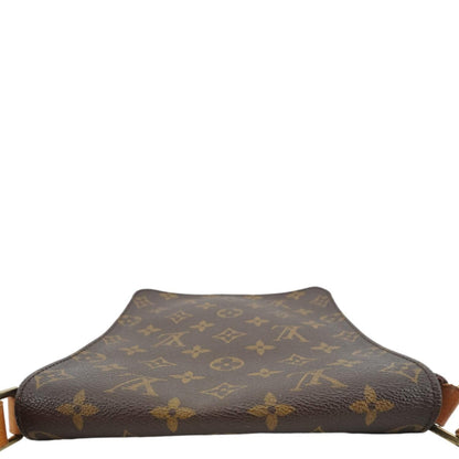 LOUIS VUITTON Musette Salsa Monogram Canvas Crossbody Bag Brown