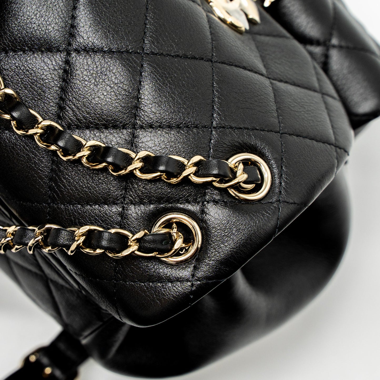 Chanel 23C Duma Mini Backpack Calfskin Black L (Microchip)
