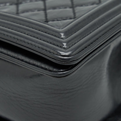 Chanel Medium Boy Bag Calfskin Black