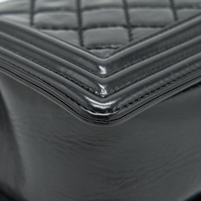 Chanel Medium Boy Bag Calfskin Black