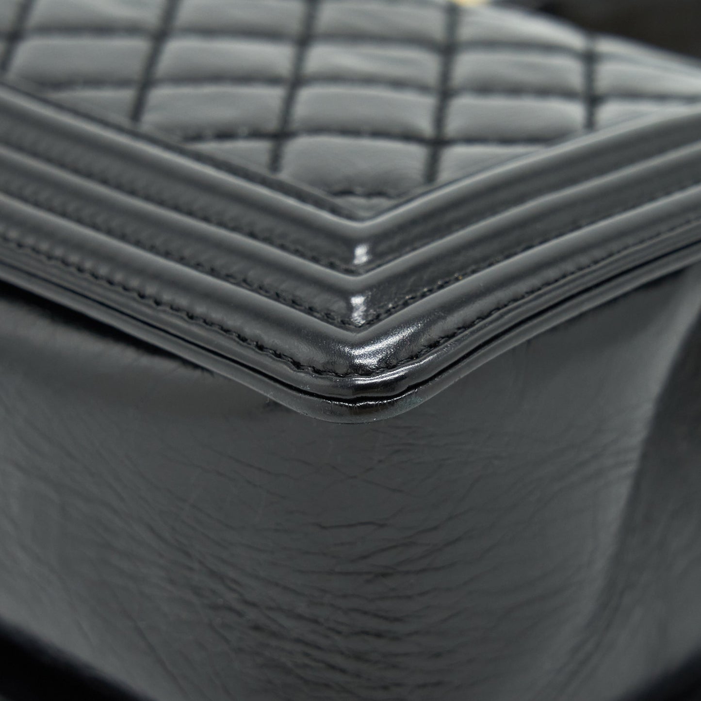 Chanel Medium Boy Bag Calfskin Black