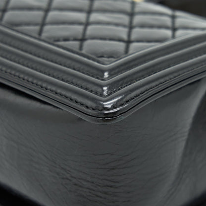 Chanel Medium Boy Bag Calfskin Black