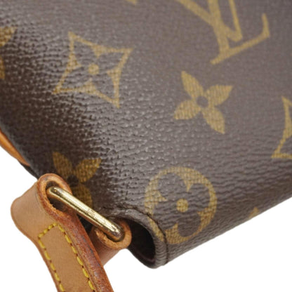 LOUIS VUITTON Musette Salsa Monogram Canvas Crossbody Bag Brown