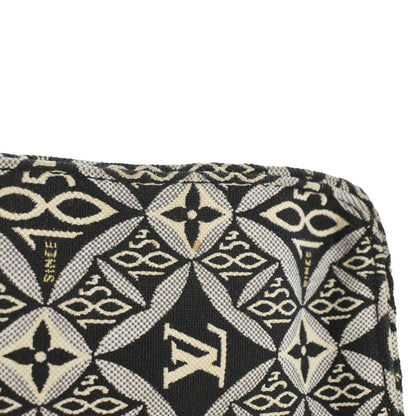 LOUIS VUITTON Onthego GM 1854 Jacquard Tote Bag Grey