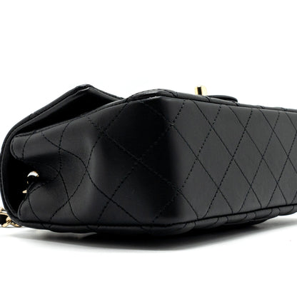 Chanel mini rectangular Flap Bag Lambskin Black L