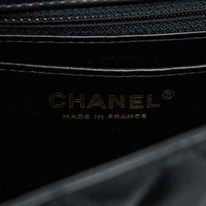 Chanel Mini Rectangular Lambskin Black L(Microchip)