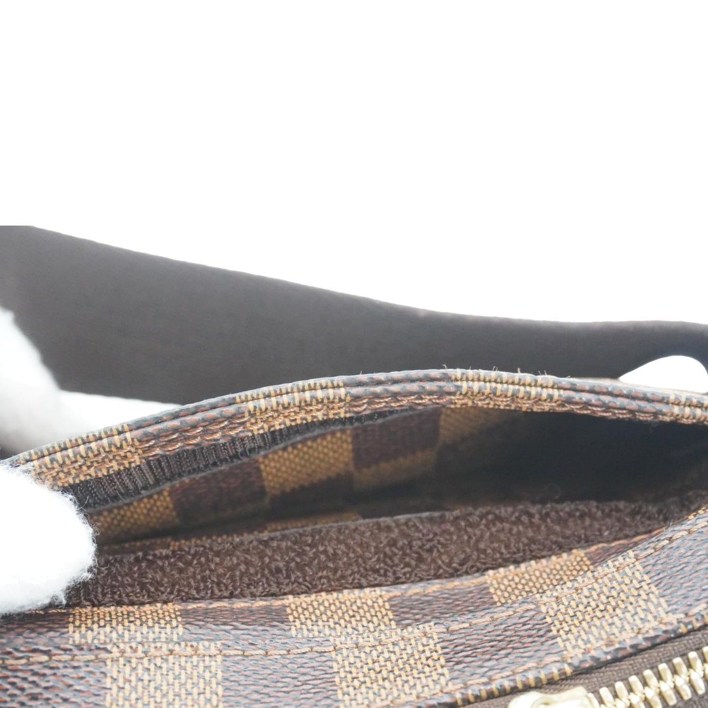 LOUIS VUITTON Geronimos Damier Ebene Sling Bag Brown
