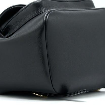 Chanel 23C Large Duma Backpack Calfskin Black L (Microchip)